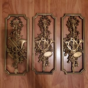 Vintage Syroco wall decor
